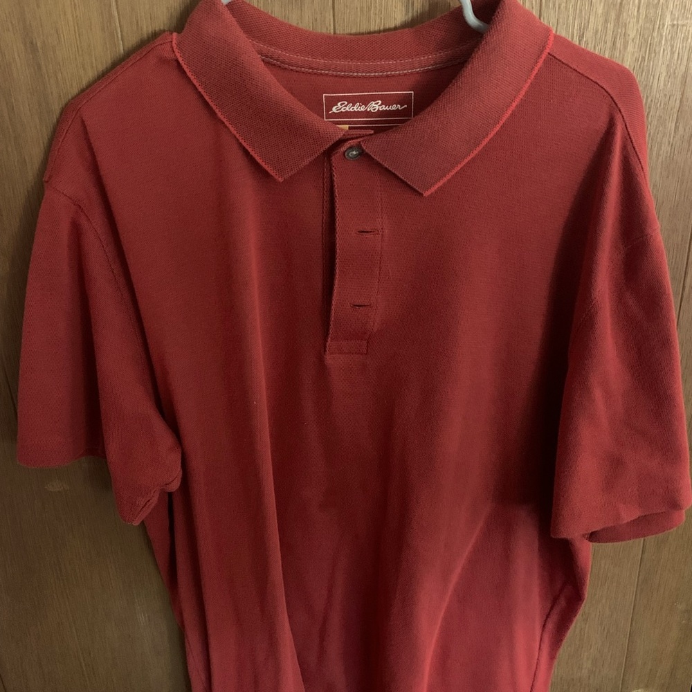 Eddie Bauer XL collared tee